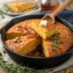 Cinnamon Honey Butter Sweet Potato Cornbreadjl