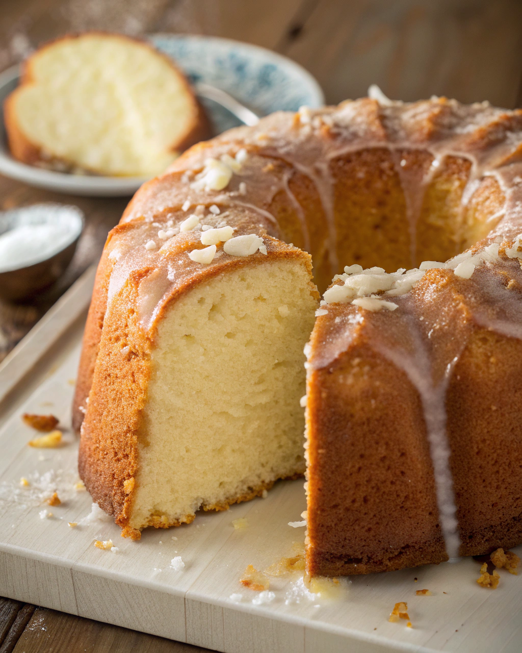 Coconut Cream Pound Cake