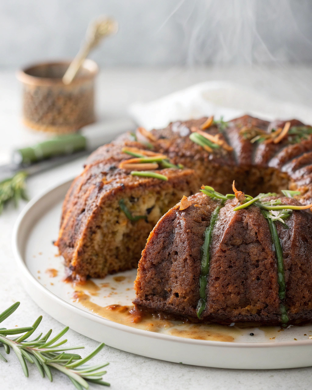 Flourless Gingerbread Zucchini Cake