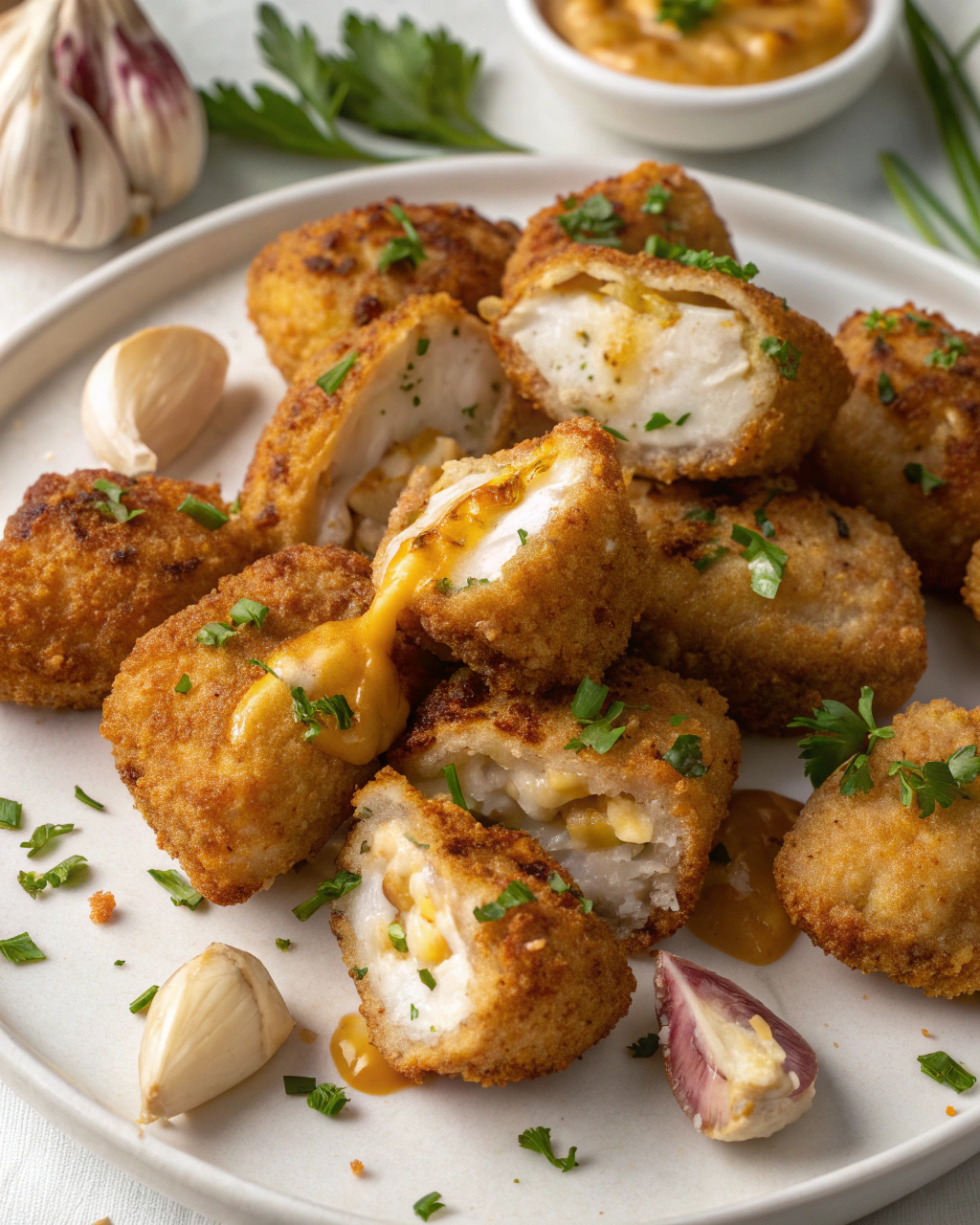 Garlicky Chicken Nuggets Recipe
