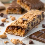 Healthy Peanut Butter Greek Yogurt Oat Chocolate Crunch Barsjl