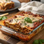 Homemade Lasagna with Rich Meat Saucejl