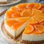 No-Bake Orange Creamsicle Cheesecakejl