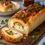 Protein-Packed Cottage Cheese Puff Loaf jl
