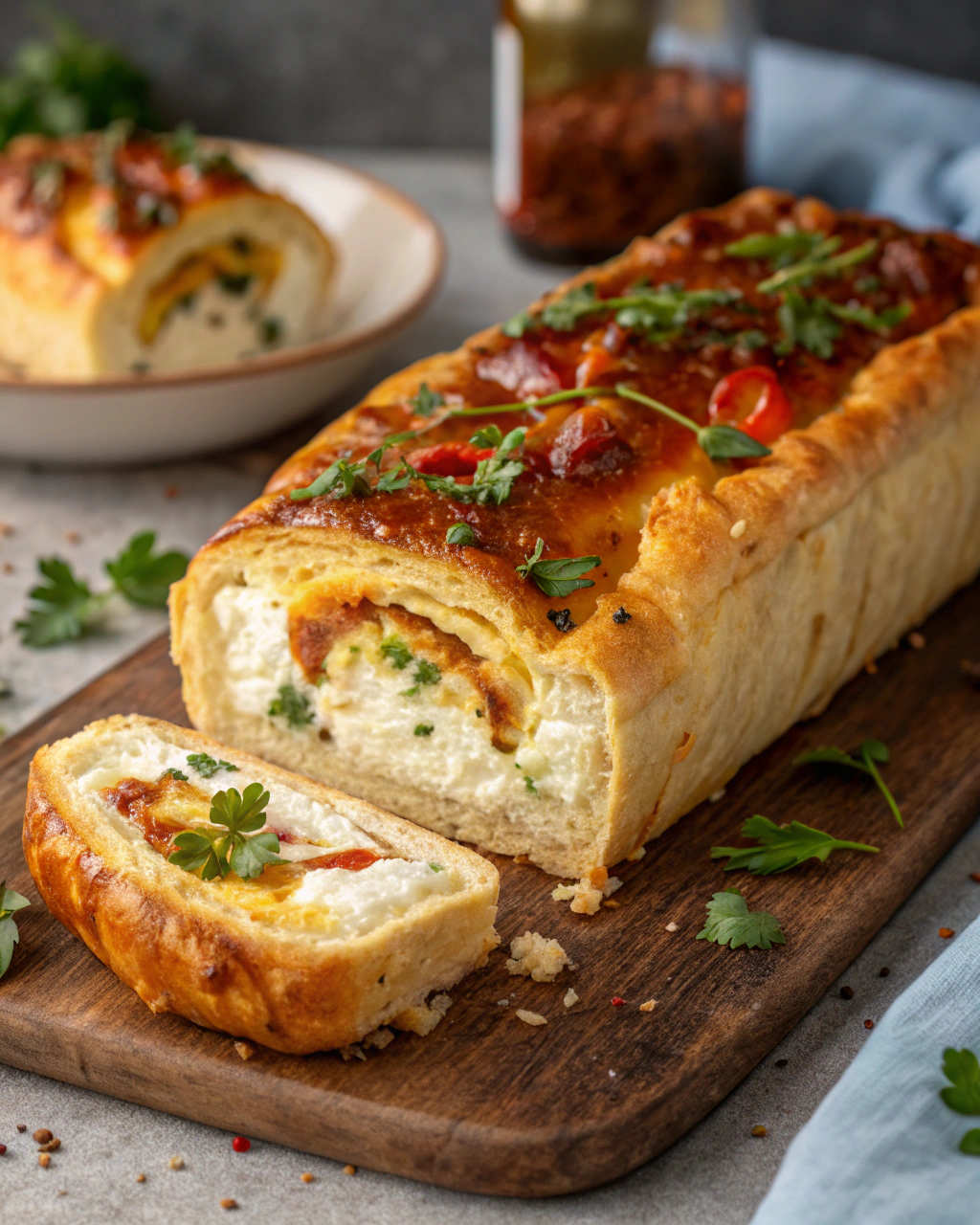 Protein-Packed Cottage Cheese Puff Loaf