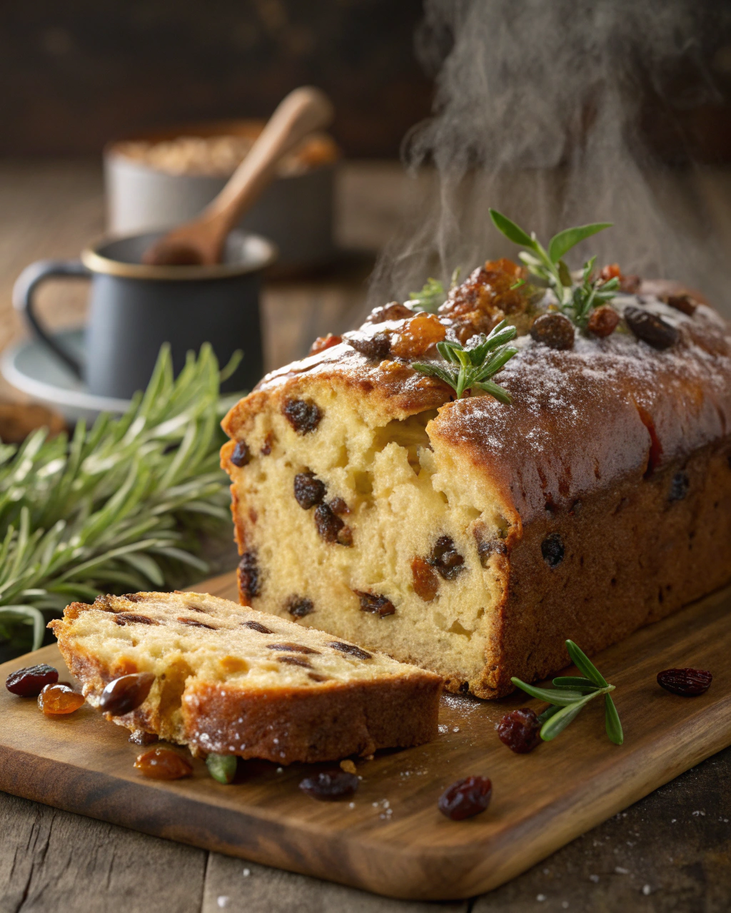 Raisin Loaf Cake Recipe