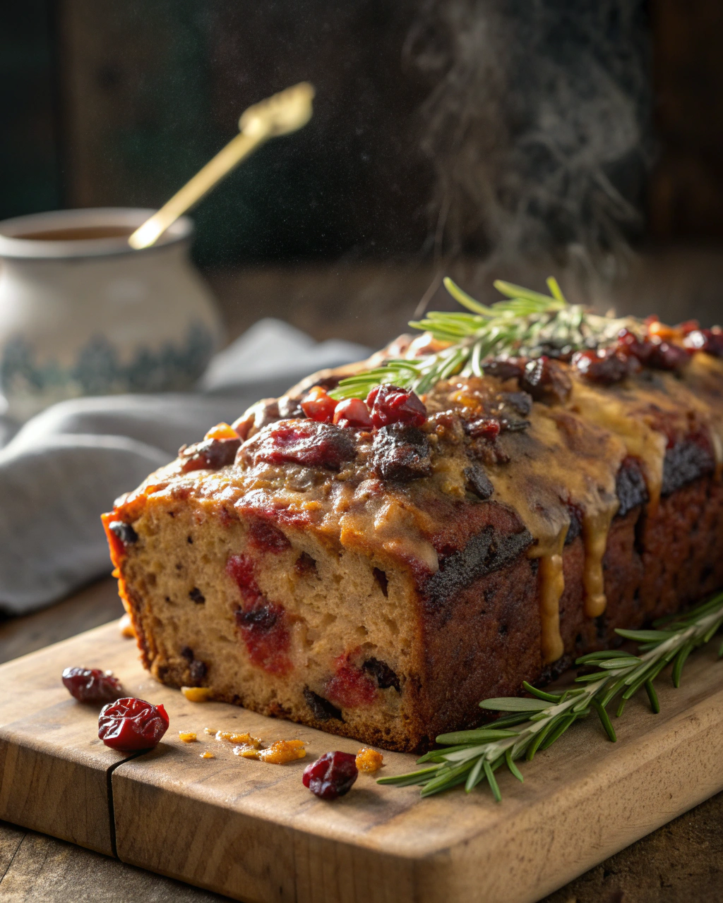 Rich Moist Fruit Cake Loaf