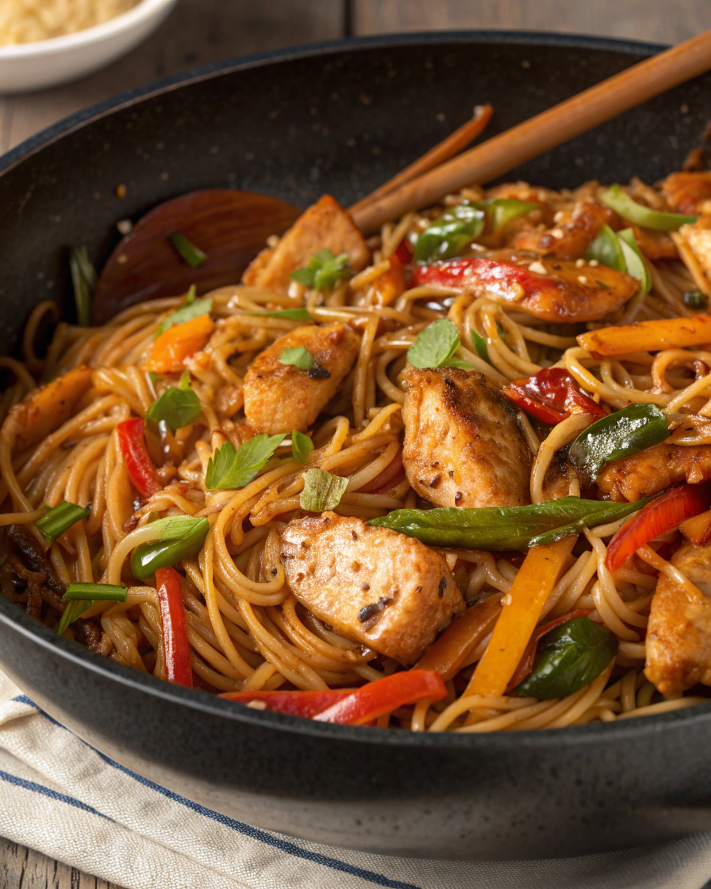 Teriyaki Chicken and Vegetable Lo Mein
