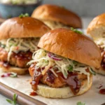 BBQ Turkey Sliders with Coleslawjl