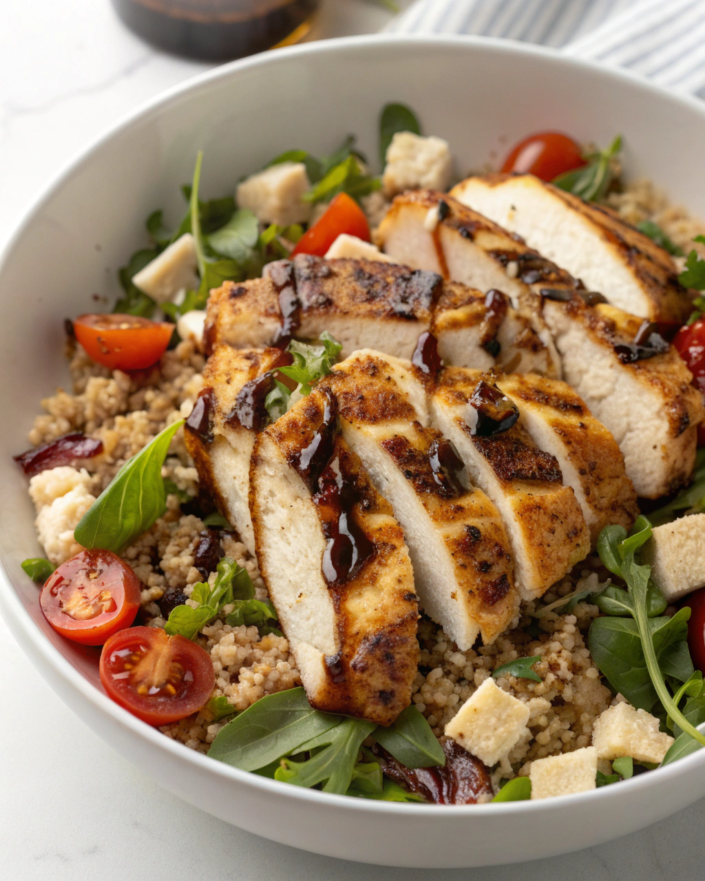 Balsamic Chicken and Quinoa Salad