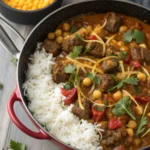 Beef and Chickpea Curry with Basmati Ricejl