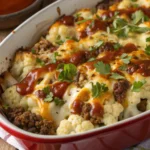 Creamy Beef and Cauliflower Bakejl