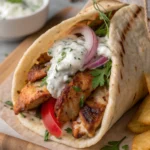 Greek Chicken Gyro with Tzatzikijl
