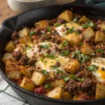 Ground Beef and Potato Hashjl