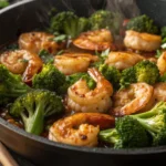 Honey Garlic Shrimp with Broccolijl