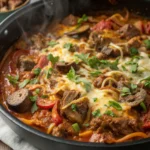 One-Pan Beef and Mushroom Stroganoffjl