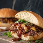 Slow-Cooked BBQ Beef Sandwichesjl