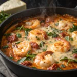 Tuscan Shrimp in Creamy Sun-Dried Tomato Saucejl