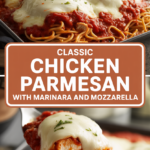 Classic Chicken Parmesan with Marinara and Mozzarella