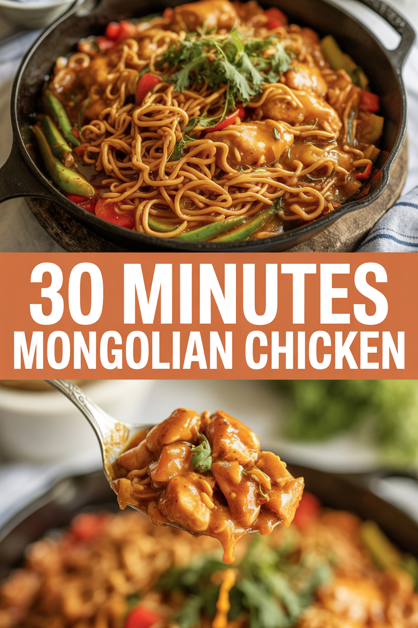 30 Minutes Mongolian Chicken