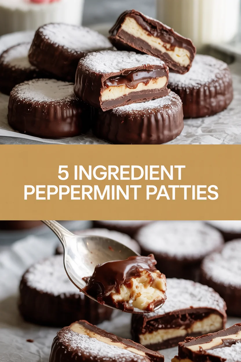 5 Ingredient Peppermint Patties