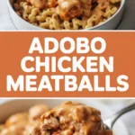 Adobo Chicken Meatballs Adobo Chicken Meatballs
