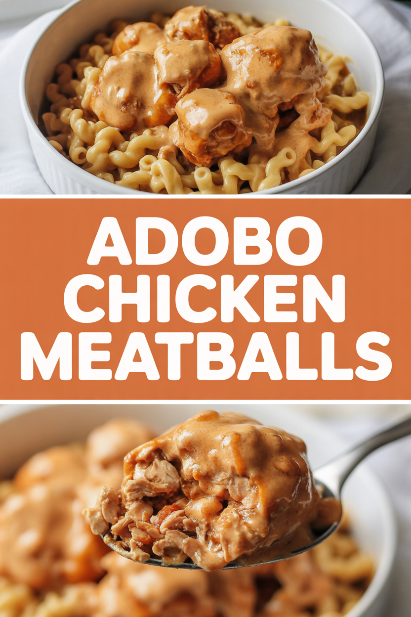Adobo Chicken Meatballs