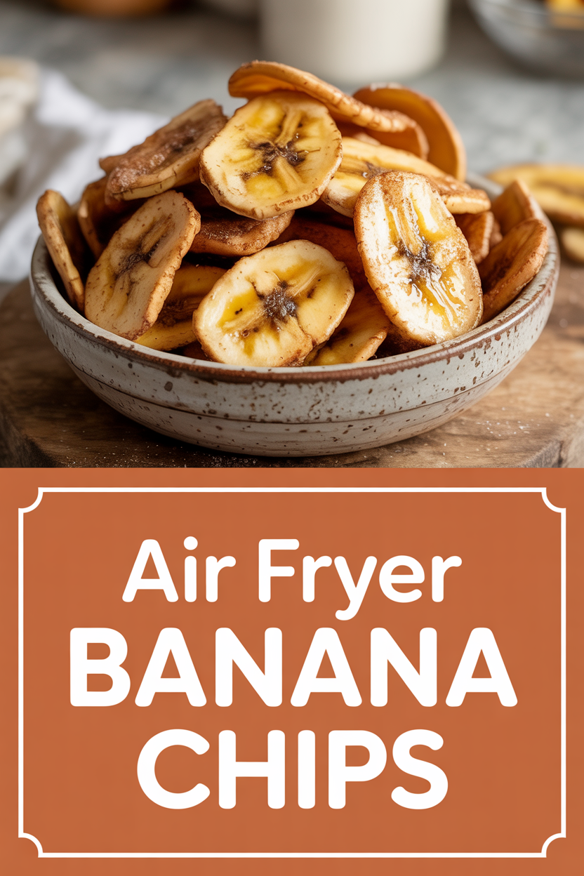 Air Fryer Banana Chips
