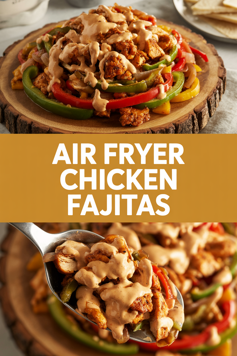 Air Fryer Chicken Fajitas