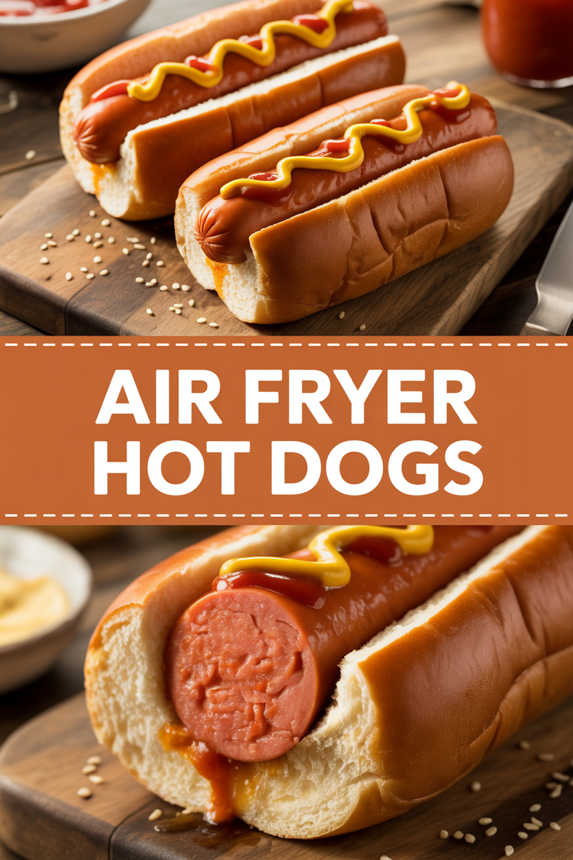 Air Fryer Hot Dogs