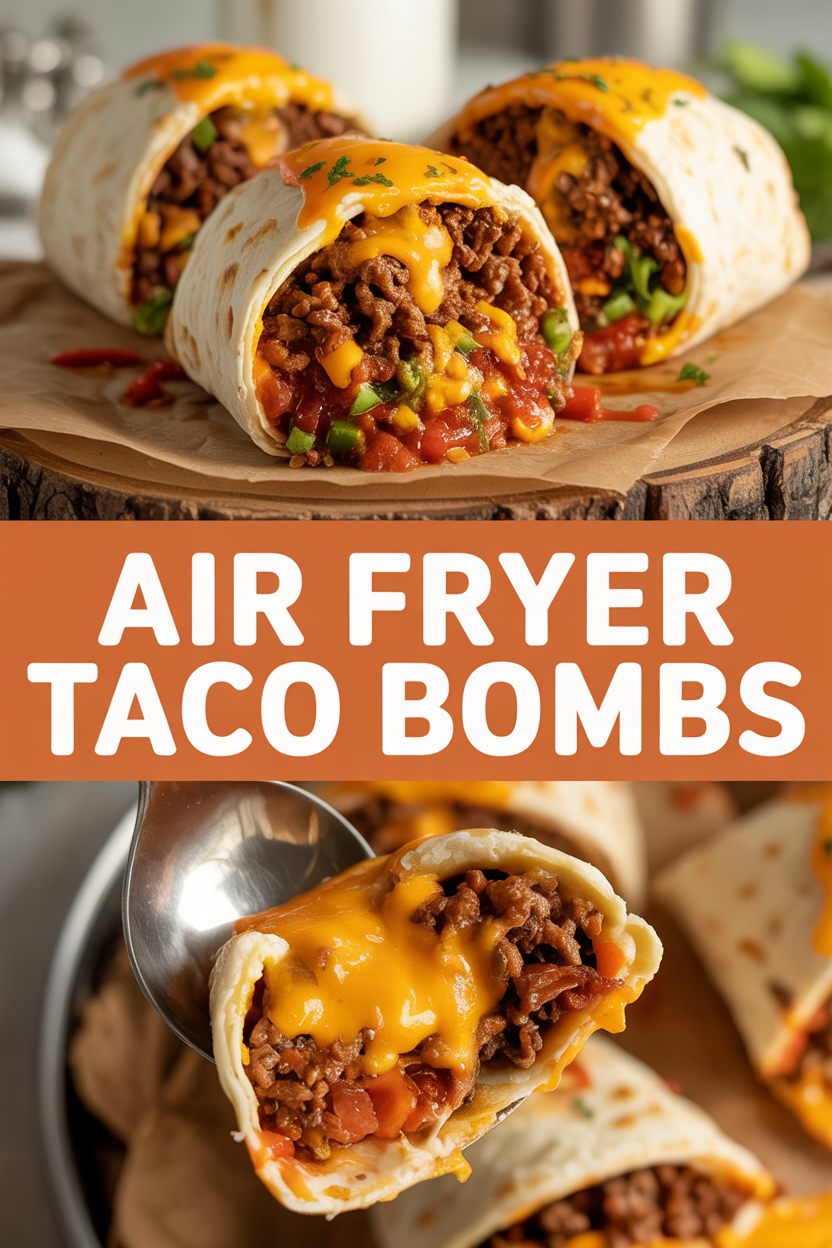Air Fryer Taco Bombs
