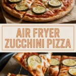 Air Fryer Zucchini Pizza