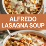 Alfredo Lasagna Soup