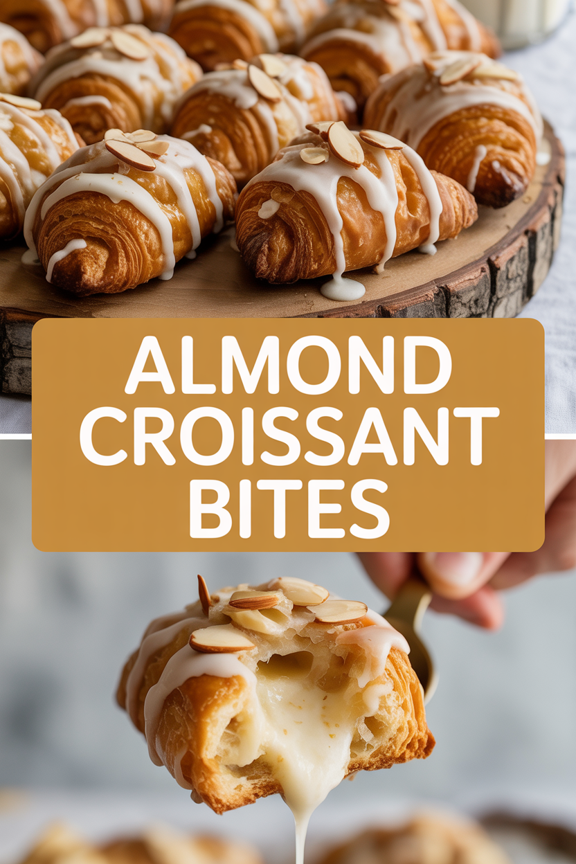Almond Croissant Bites