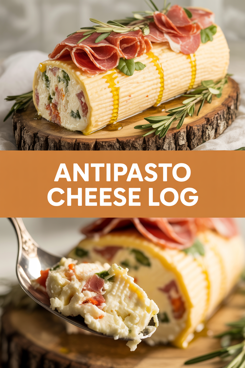 Antipasto Cheese Log