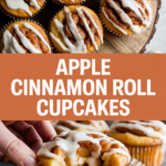 Apple Cinnamon Roll Cupcakes