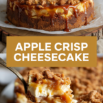 Apple Crisp Cheesecake