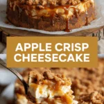 Apple Crisp Cheesecake Apple Crisp Cheesecake
