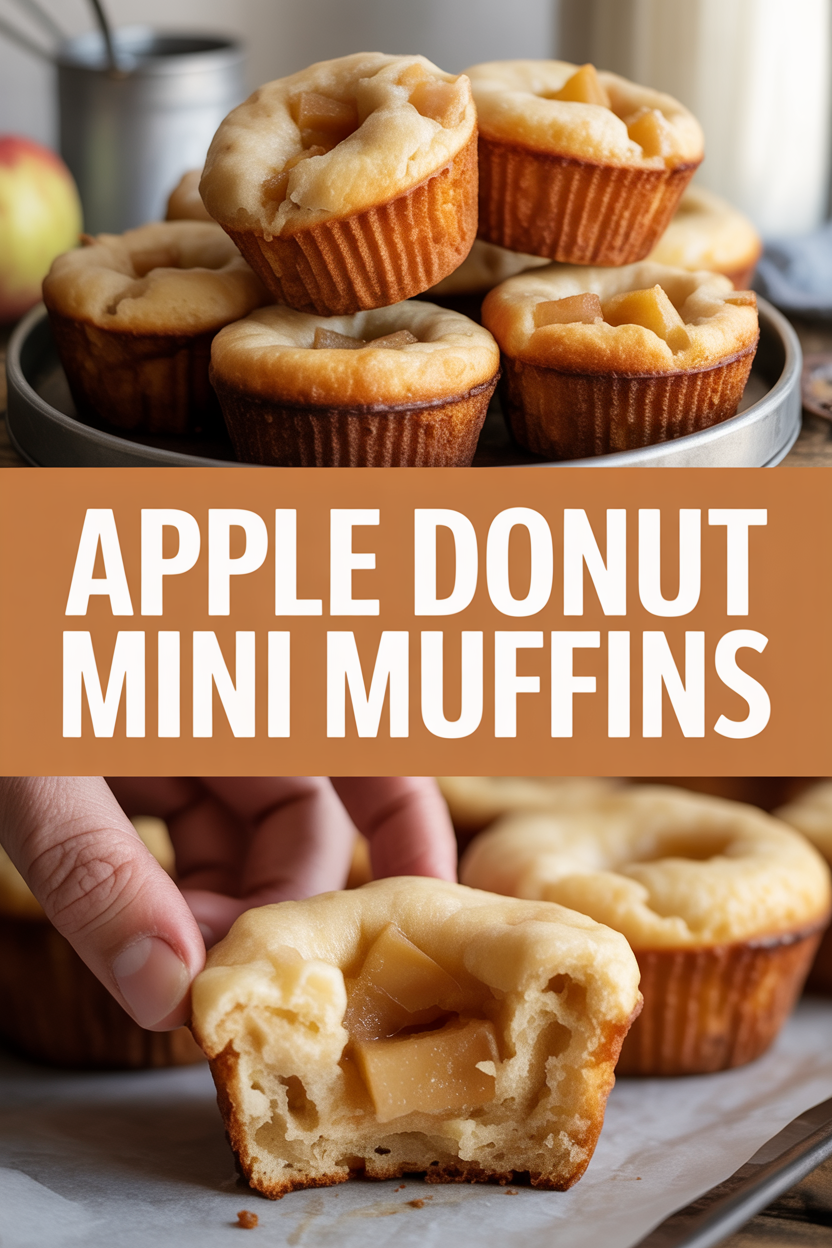 Apple Donut Mini Muffins