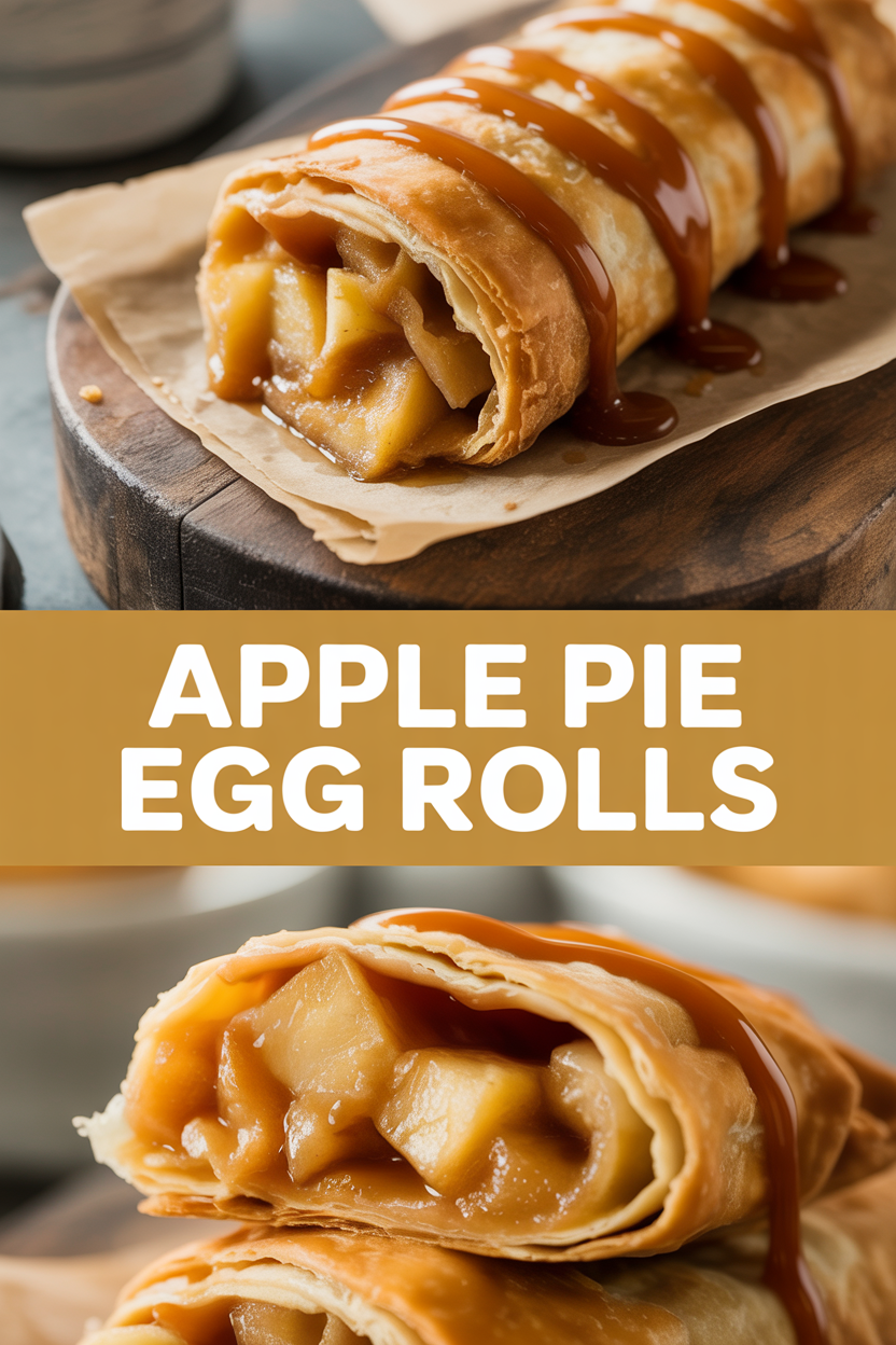 Apple Pie Egg Rolls