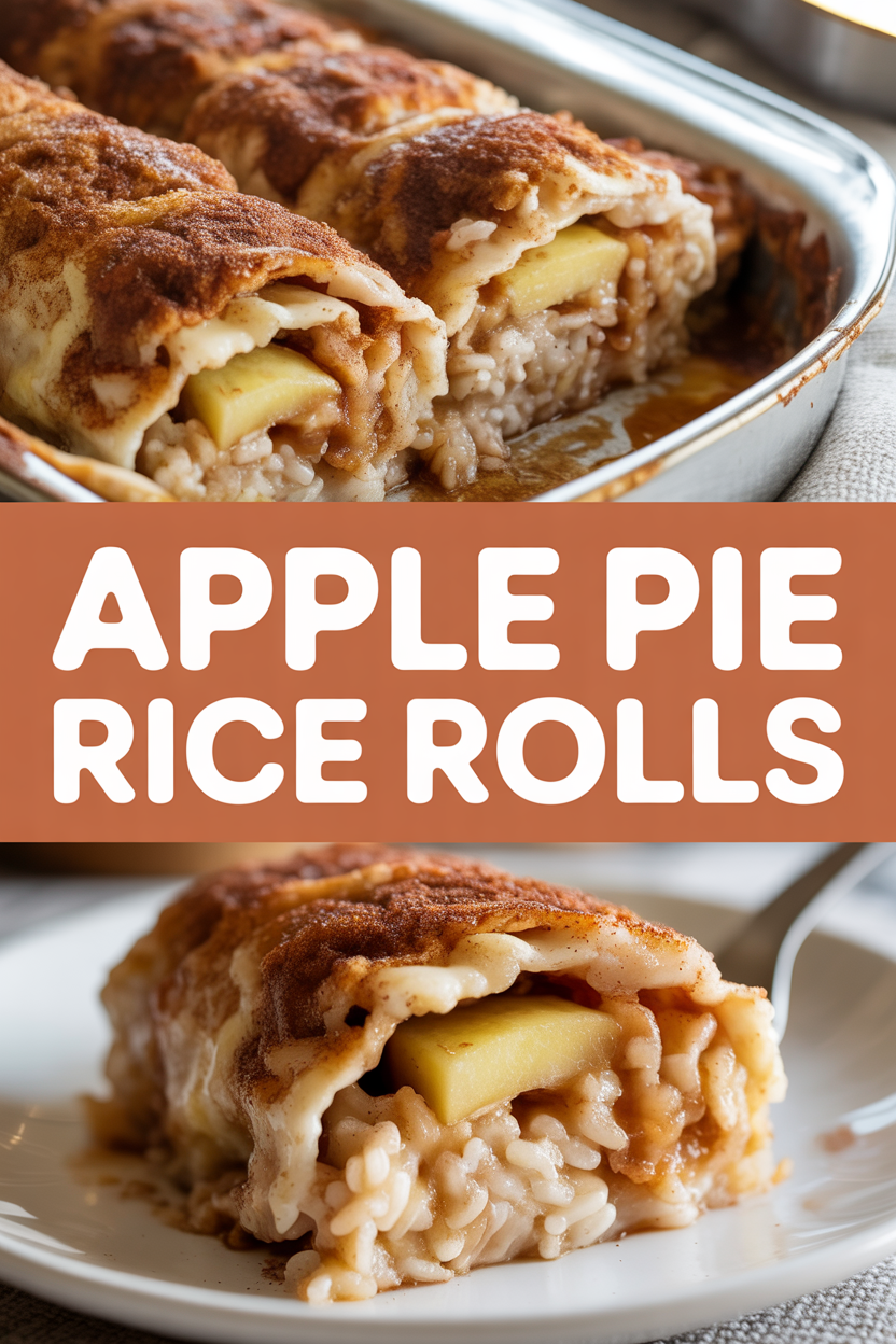 Apple Pie Rice Rolls