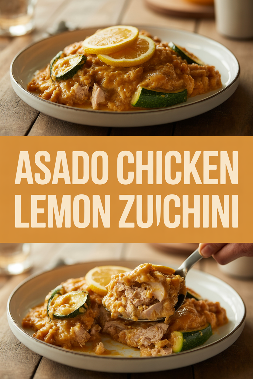 Asado Chicken Lemon Zucchini