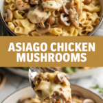 Asiago Chicken Mushrooms