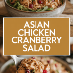 Asian Chicken Cranberry Salad