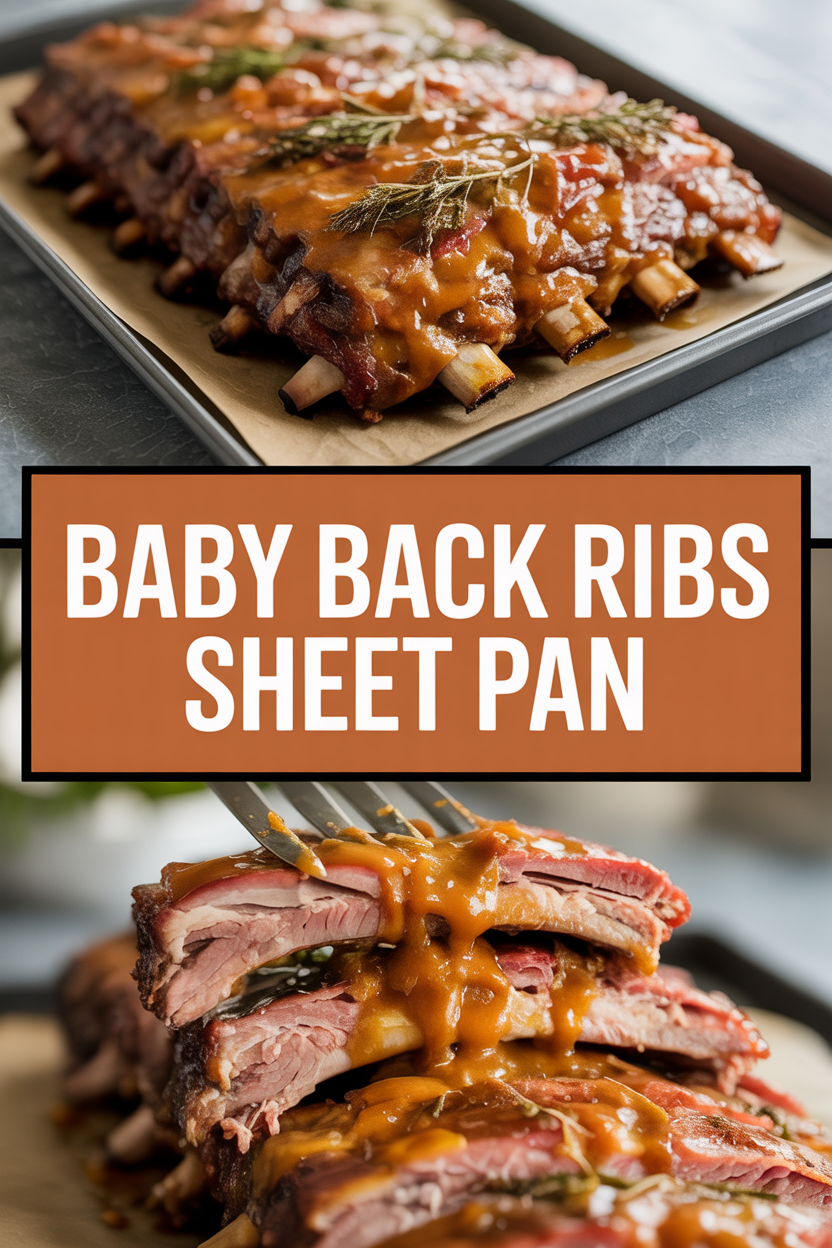Baby Back Ribs Sheet Pan