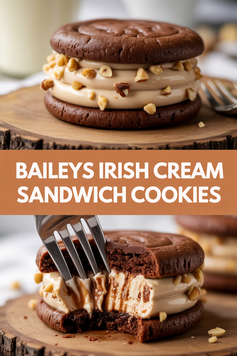 Baileys Irish Cream Sandwich Cookies