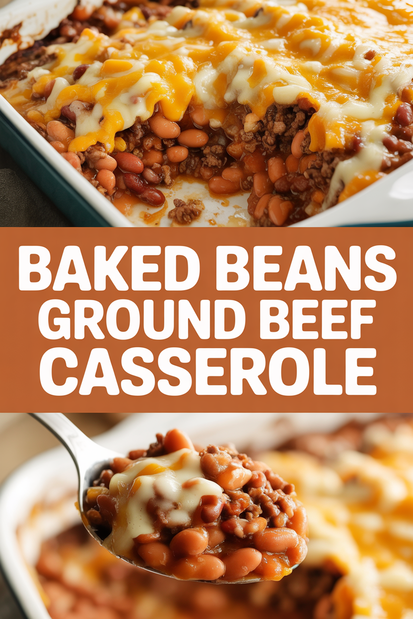 Baked Beans Ground Beef Casserole