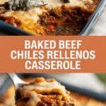 Baked Beef Chiles Rellenos Casserole Baked Beef Chiles Rellenos Casserole