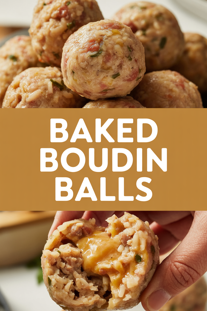 Baked Boudin Balls