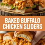 Baked Buffalo Chicken Sliders Baked Buffalo Chicken Sliders